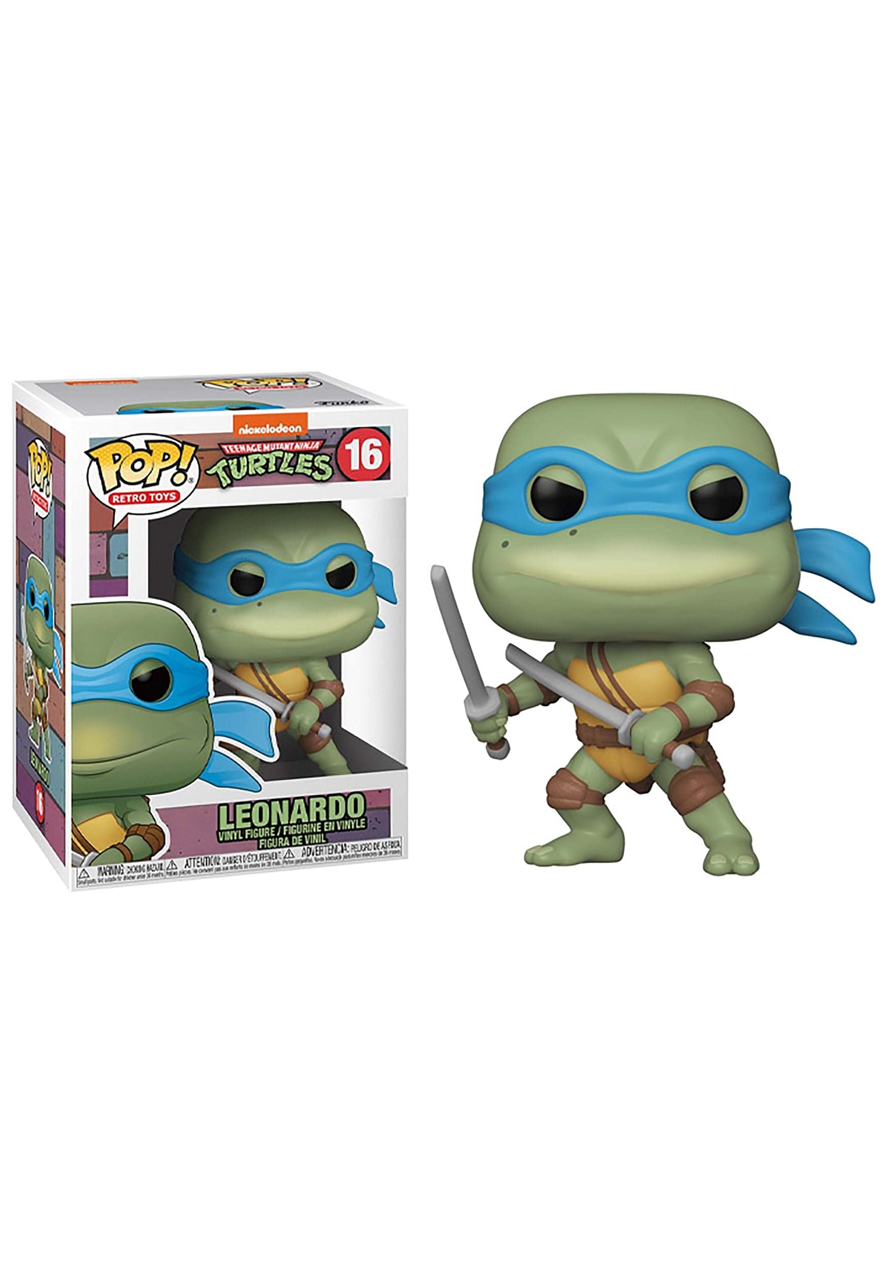 Funko Pop! Vinyl 1990-Leonardo Teenage Mutant Ninja Turtles - Collectable Vinyl Figure - Gift Idea - Official Merchandise - Toys for Kids & Adults - Movies Fans - Model Figure for Collectors
