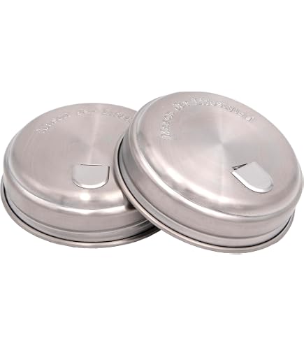 Galvanzed Band Wth Chan Handle For Mason Jars 6 Pack
