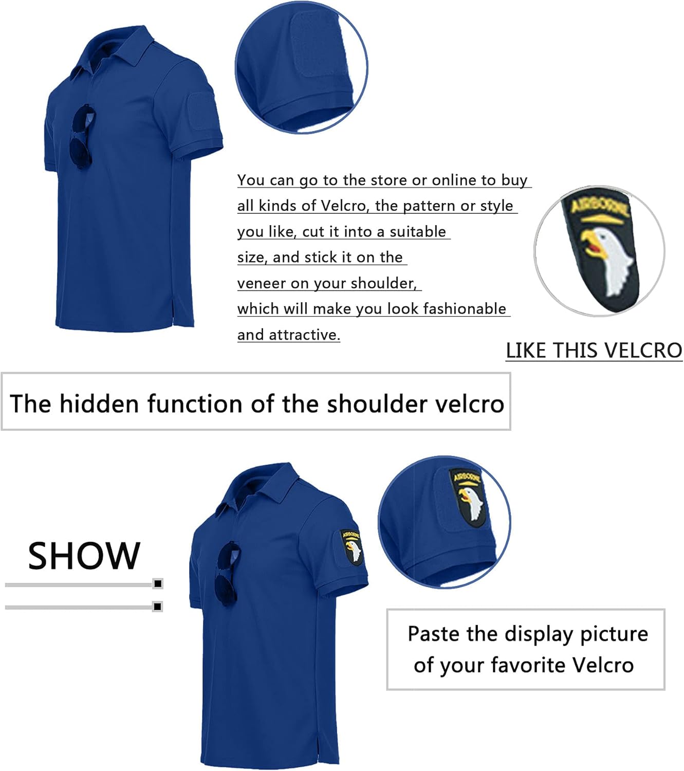 ZITY Mens Polo Shirt Cool Quick-Dry Sweat-Wicking Color Block Short Sleeve Sports Golf Tennis T-Shirt: Clothing