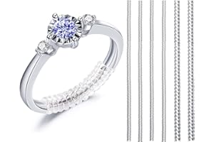 EIITO Ring Sizer Adjuster for Loose Rings 6 Pack, 3 Sizer for Different Band Widths – Silicone Ring Size Adjuster , Mandrel for Making Jewelry Guard, Spacer, Ring Sizer