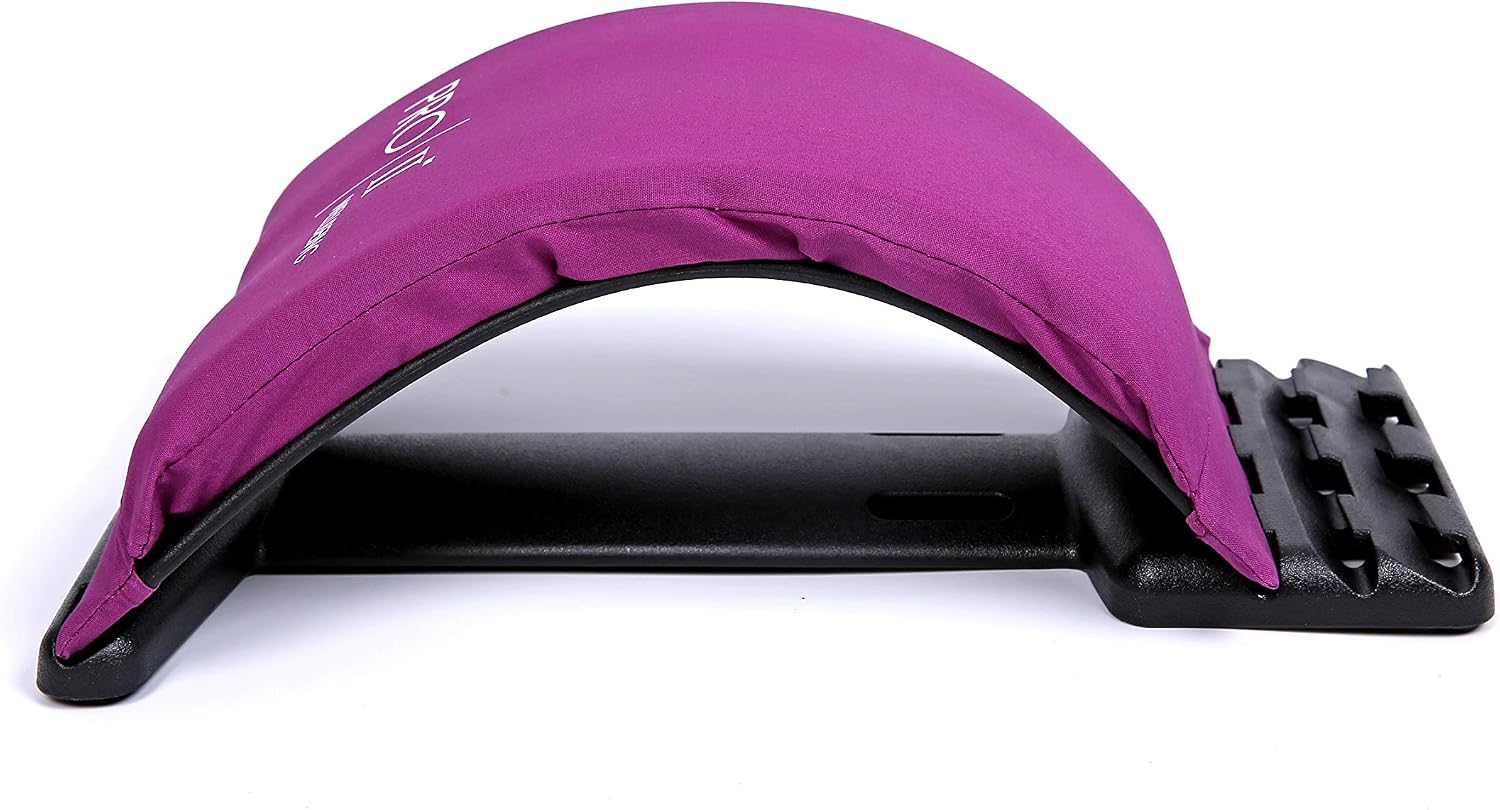 PRO 11 WELLBEING Back Stretcher Improves Posture and helps relieves pain and gives greater flexibility (Purple) - Image 5