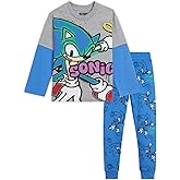 SEGA Sonic the Hedgehog T-Shirt and Fleece Pants Outfit Set Toddler to Big Kid Sizes (2T - 18-20)