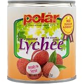 MW Polar Lychee Cans &ndash; No Sugar Added, Peeled &amp; Pitted Asian Fruit, 11 oz Cans (Pack of 1) &ndash; Gluten-Free, Non-GMO, BPA-Free