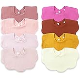 Baby Bibs Muslin Drool Teething Drooling Bibs for Baby Girl Boy Muslin Cotton