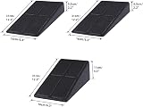 CampTeck U7259 3-Piece Multi-Angle Foam Fitness Slant Board Black view 2