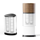 KitchenArt 1 &amp; 2 Cup Tri Adjust A-Cup, Easy Pour Adjustable Measuring Set | Mess Free Pouring | Measures 1/8 to 2 Cups | Includes Conversions | Kitchen Adjustable Measuring Cup Set For Liquids &amp; Solids
