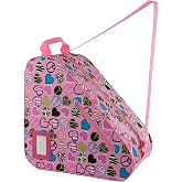 BAUXZOR Skate Bags for Roller Skates, Ice Skates, Quad Skates, Inline Skates, Rollerblades, Figure Skates, Skate Accessories for Kids and Adults