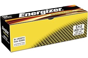 Energizer Industrial EN95 size D alkaline batteries: 24 count