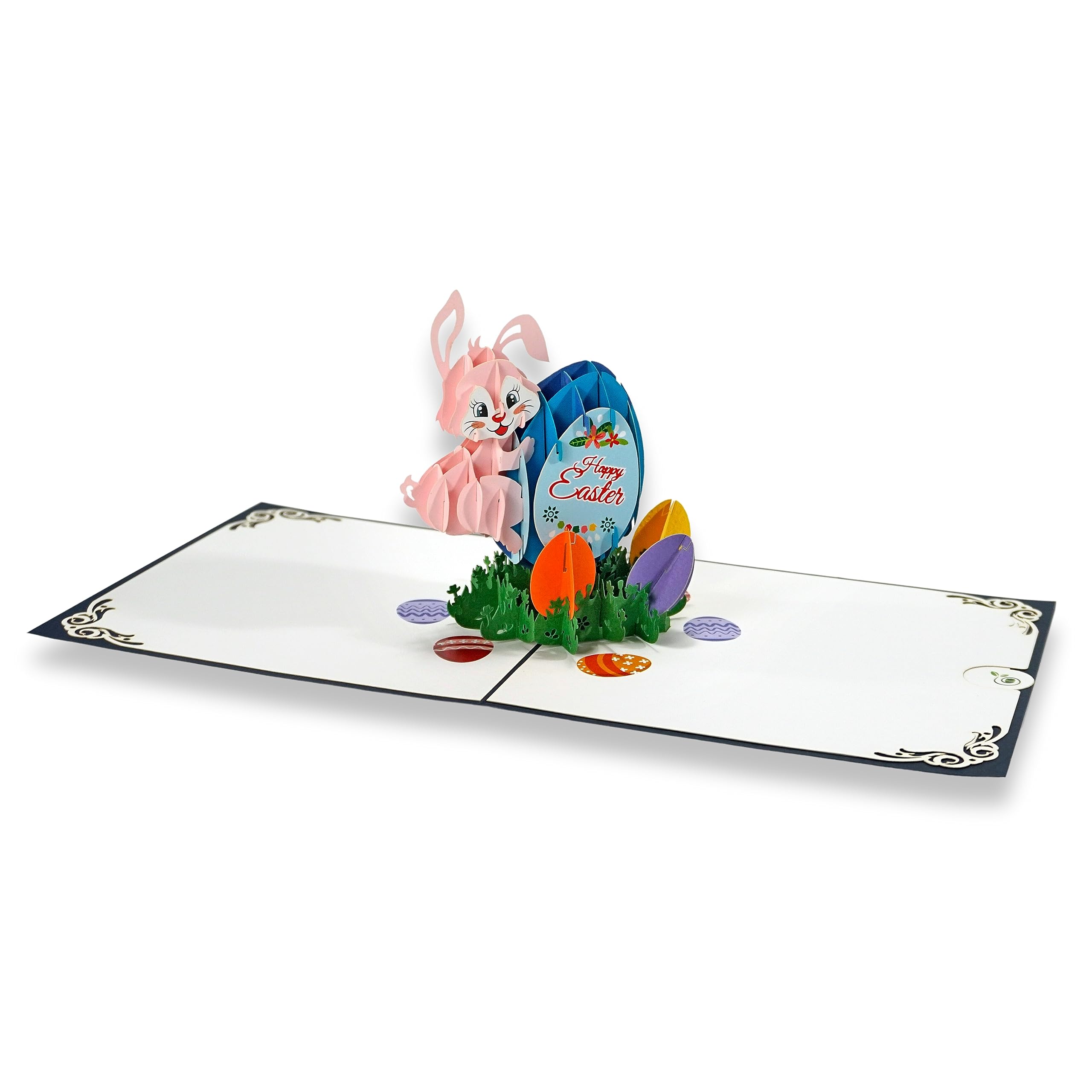 paperdora® 3D Pop-Up Card „Easter“ with Envelope and Wax Seal - Greeting Card Gift Card Gift Certificate Voucher