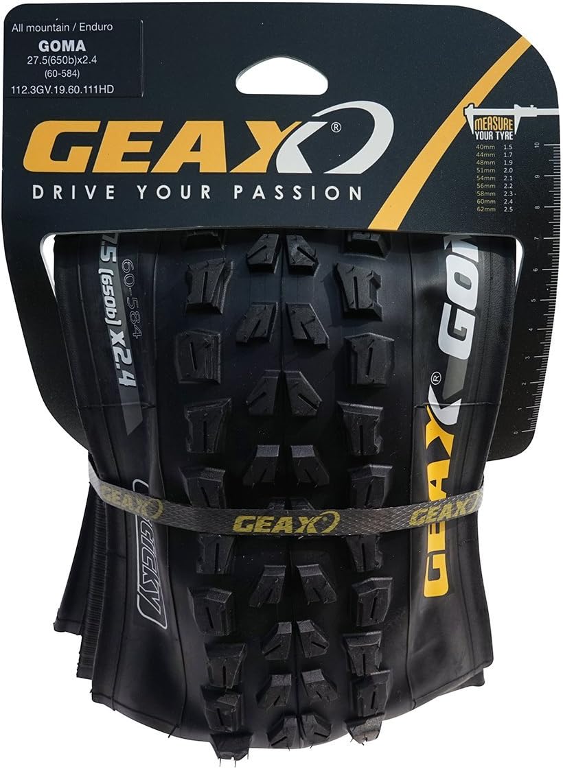 New Vittoria Geax GOMA Folding Mountain Bike Sticky Tyre 27.5(650b) X2.4 (60-584)