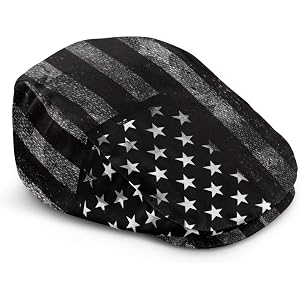 Ozuxouey America 250th Anniversary Newsboy Cap for Men Patriotic Flat Cap USA Flag Ivy Hat Adjustable Golf Driving Caps