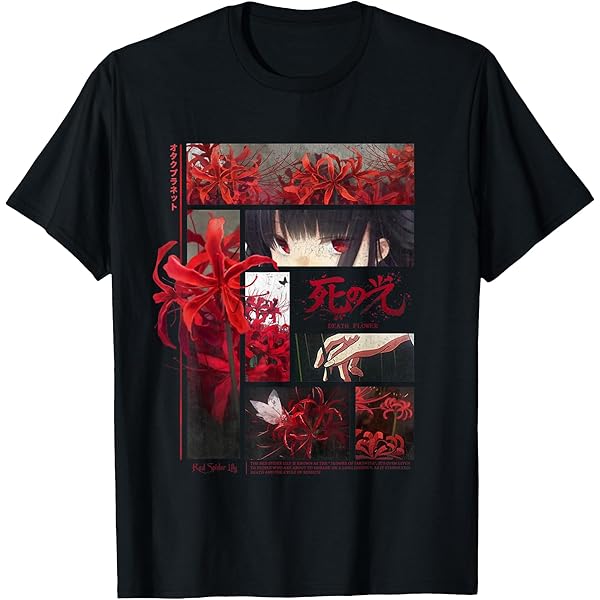 Amazon.com: Red Spider Lily T-Shirt : Clothing, Shoes & Jewelry