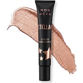 Mon Reve Stellar Liquid Highlighter, Micro-Pearls, 05 Gold | Dewy Glow, Lightweight Blendable &amp; Moisturizing, Water Resistant, Clean Beauty, Net Wt. 0.61 Fl Oz