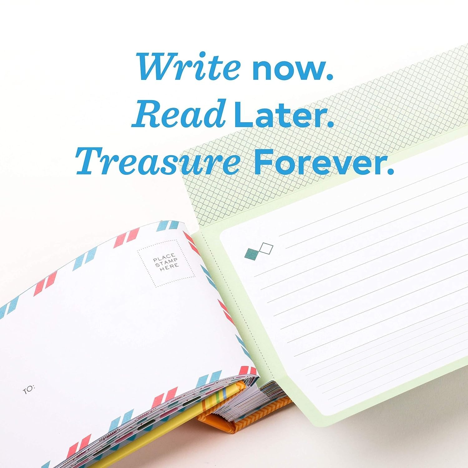 Letters for the Year: Write Now. Keep in Touch Always. (Paper Time Capsule, Memory Letters, Personal Mementos) (Letters to)