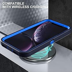 YKHJKLEC for iPhone XR Case, Military Grade 3 in 1