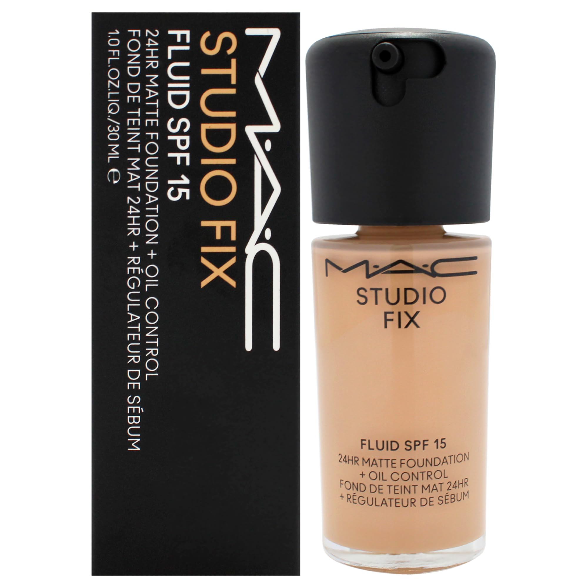 MAC Studio Fix Fluid SPF15 24HR Matte Foundation + Oil Control No.NC37 (30 ml)