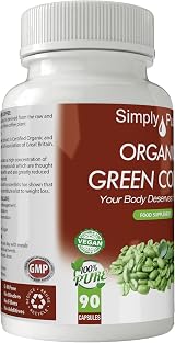 Simply Pure Organic Green Coffee 500mg Capsules 90 Count - Vegan & Gluten Free view 4