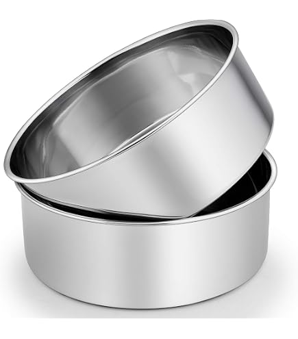 4-Piece Round Cake Tin Set (6, 8, 10, 12 Inch) | Anodized Aluminum Bakeware By Impressive Cookware