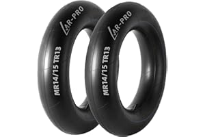 AR-PRO MR14/15 Heavy-Duty Tire Inner Tubes with TR13 Straight Valve Stems fits R14" R15"- Made from Durable Butyl Rubber (2-P