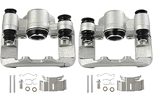 ACZCR 192971 192970 Rear Left & Right Disc Brake Calipers Assembly w/Bracket Compatible For 2004-2005 For Toyota For RAV4