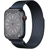 Original Stainless Steel Milanese Loop Compatible with Apple Watch Band 38mm 40mm 41mm 42mm 44mm 45mm 46mm 49mm, Magnetic Clasp Band for iWatch Series 11 10 9 8 7 6 5 4, SE 3 2 1 Ultra3 2, Women & Men