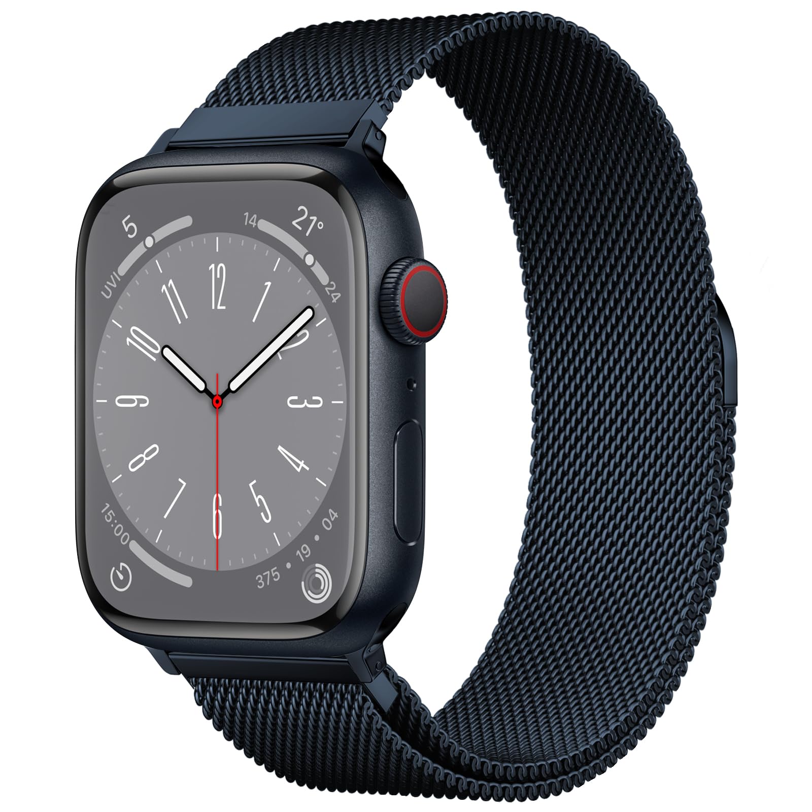 Photo 1 of Original Stainless Steel Milanese Loop Compatible with Apple Watch Band 38mm 40mm 41mm 42mm 44mm 45mm 49mm, Magnetic Clasp Replacement Band for iwatch Series 9, Ultra 2, SE, Ultra, 8 7 6 5 4 3 2 1,
