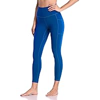 Colorfulkoala Women's High Waisted Yoga Pants 7/8 Length Leggings with Pockets