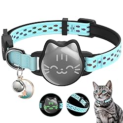Waterproof Airtag Cat Collar, Breakaway Cat Airtag