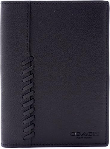 Amazon コーチ Coach メンズ パスポートケース パスポートカバー 本革 レザー blk アウトレット品 並行輸入品 Coach コーチ 定期入れ