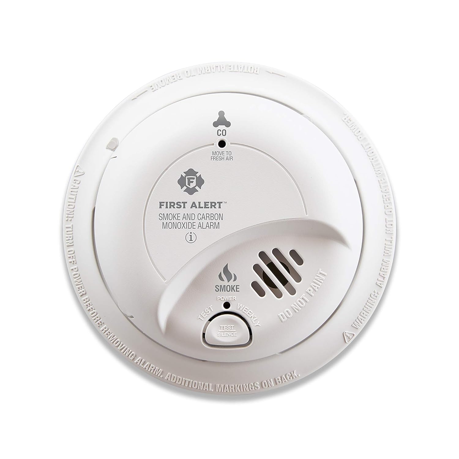 First Alert Smoke Detector and Carbon Monoxide Detector Alarm | Hardwired  with Battery Backup, BRK SC9120B - - Amazon.com