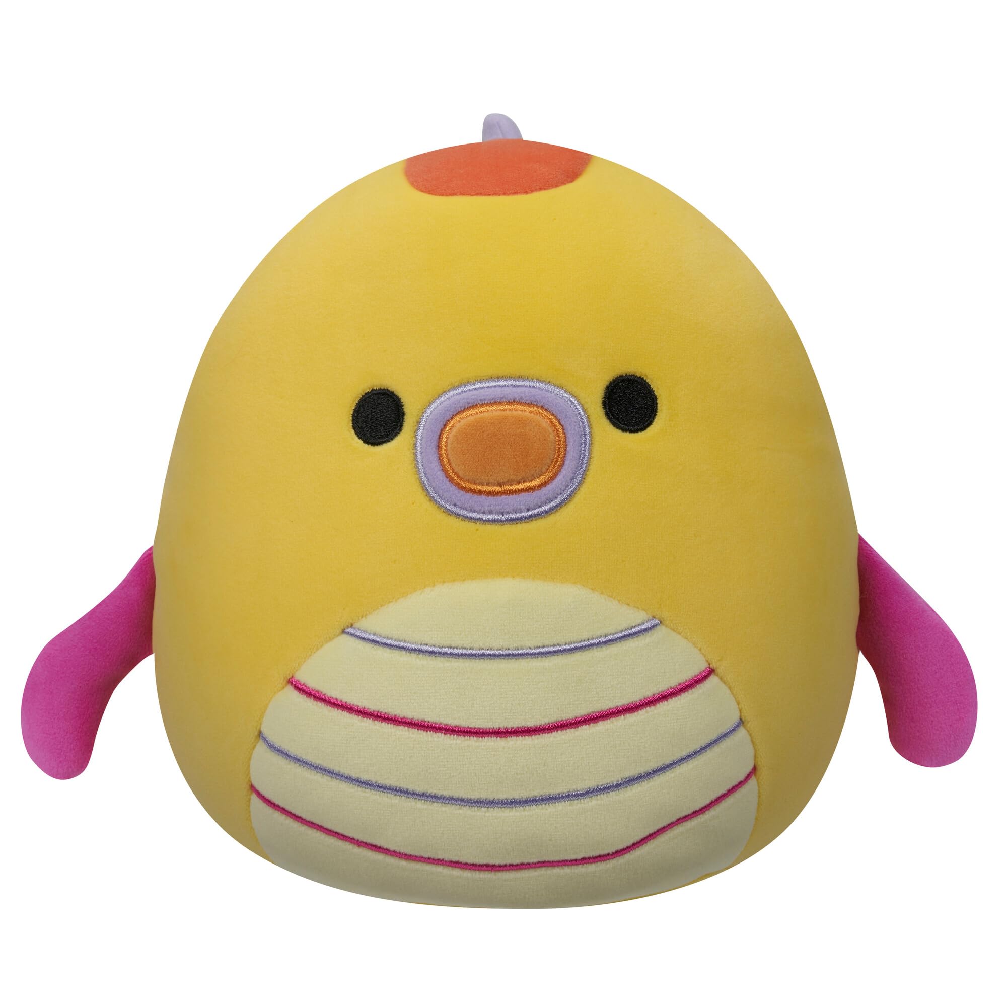 Squishmallows Original 7.5-Inch - Leif the Yellow Seadragon with Striped Belly