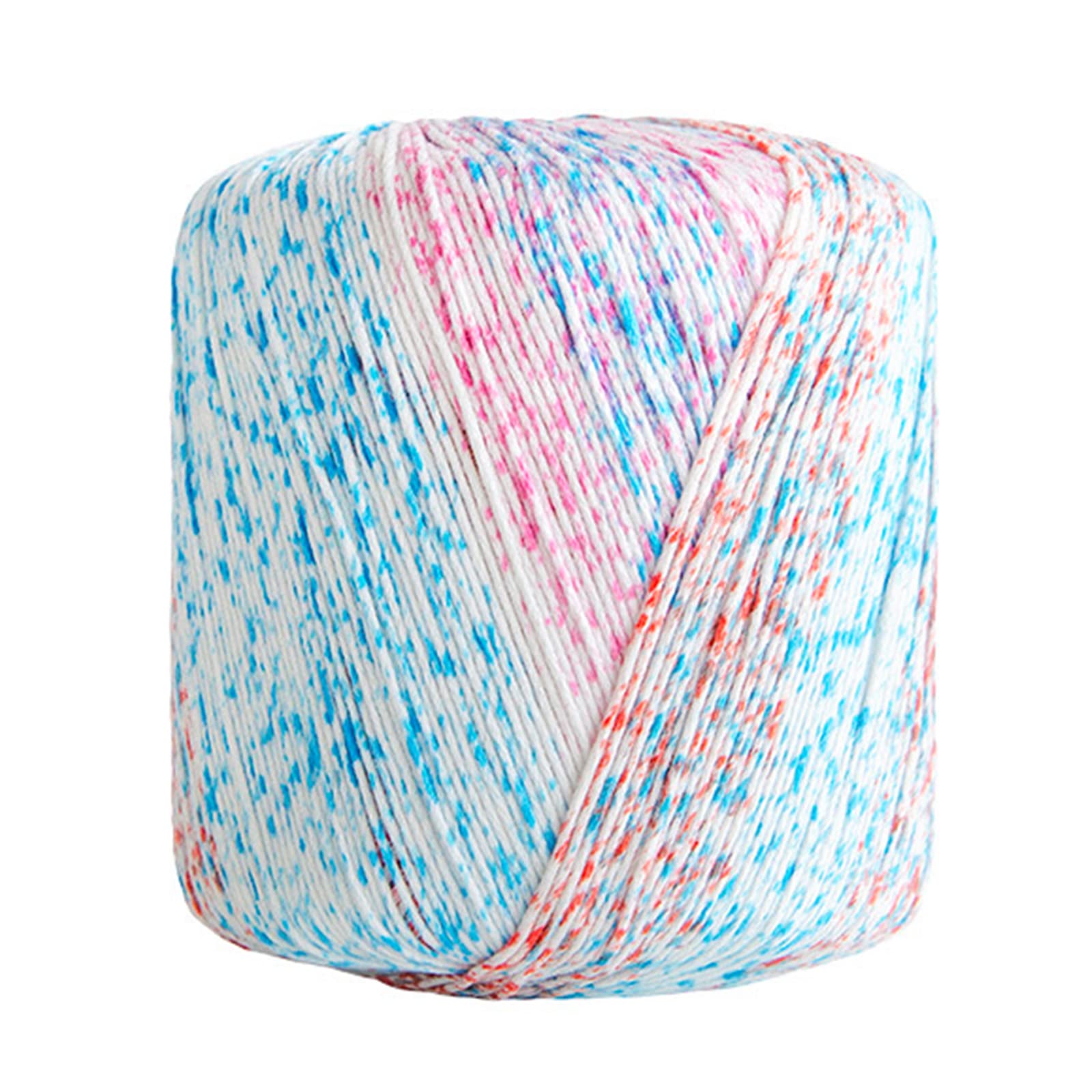 Cotton Crochet Yarn 50g 130m Soft 8 Ply Knitting Yarn Ball for Crochet, Knitting, Baby Clothes, Amigurumi, DIY Craft Yarn for Beginners and Craft Lovers