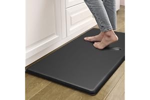 Artnice Kitchen Mats for Floor, 0.75" Cushioned Anti Fatigue Mat, Memory Foam Kitchen Rug, Non Slip Waterproof Comfort Mat fo