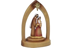 THE NATIVITY STORE A WORLDWIDE COLLECTION Holy Family Under Arch Nativity - Nativity Sets for Christmas Indoor - Manger Scene Christmas Decorations - Christmas Nativity Set - Baby Jesus Nativity - Holy Family Nativity Scene
