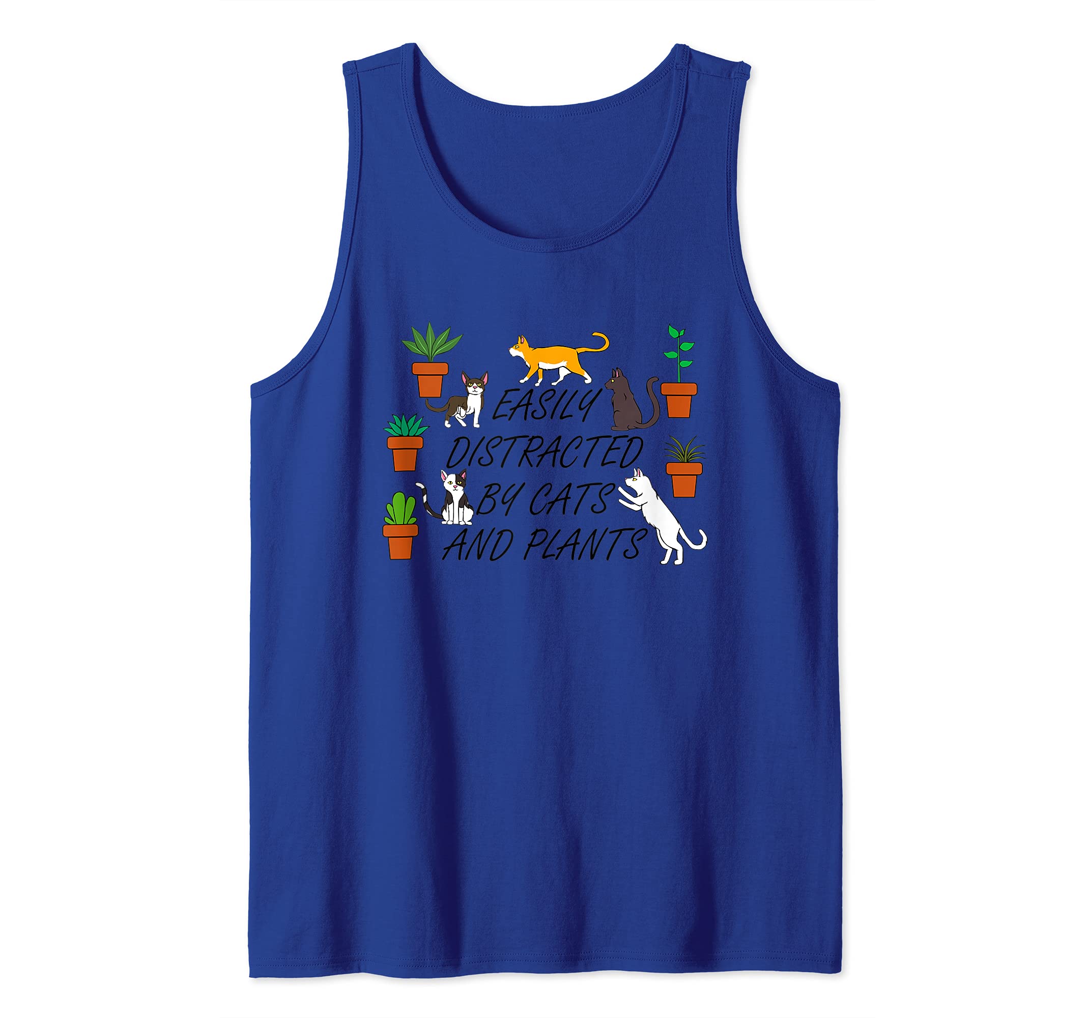 Cats and Plants Funny Gardening for Gardener Tank Top