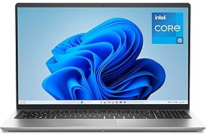 Dell 15 Laptop DC15250-15.6-inch FHD (1920x1080) 120Hz Display, Intel Core i5-1334U Processor, 16GB DDR4 RAM, 512GB SSD, Intel UHD Graphics, Windows 11 Home, Onsite Service - Platinum Silver