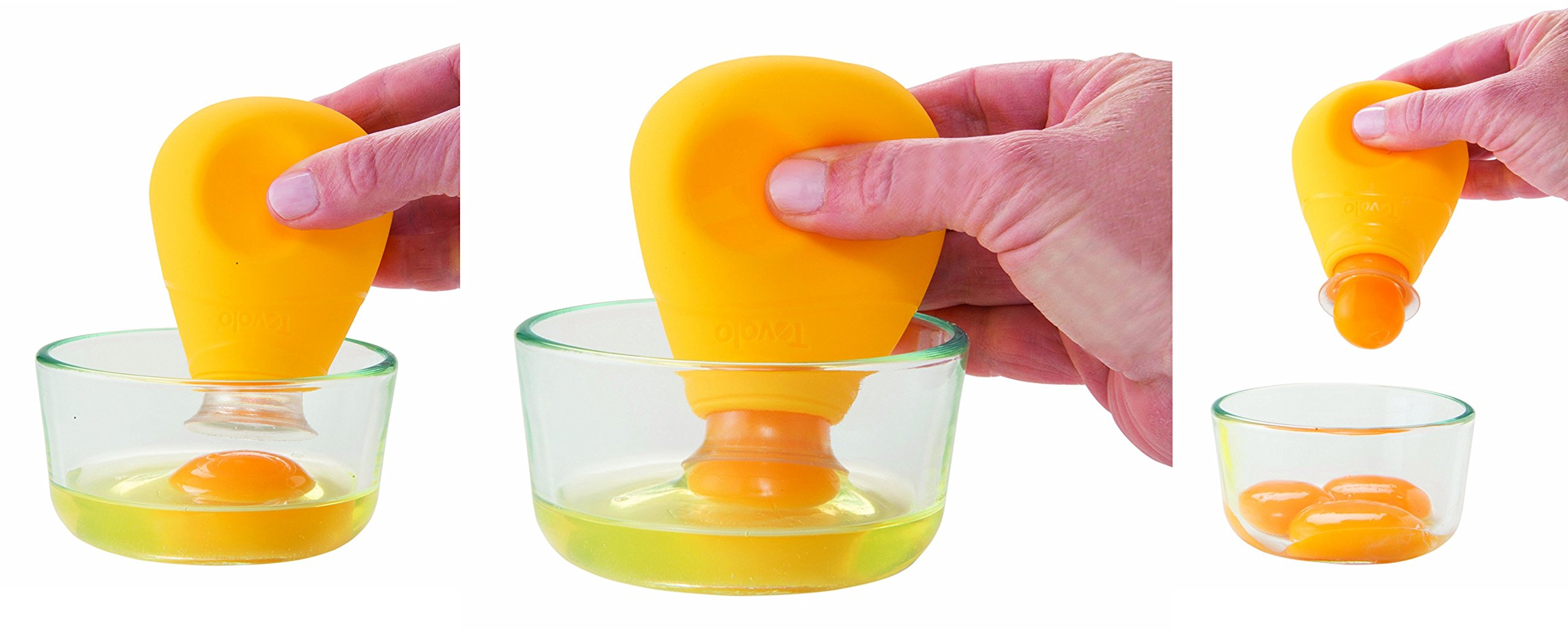 Tovolo Yolk Out Silicone Egg Yolk Separator Tool 3Piece Set on Galleon