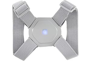Posture Corrector, Adjustable Electronic Neck Hump Corrector, Vibration Reminder Back Straightener, Breathable Back Brace for
