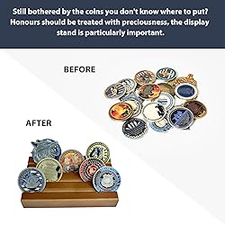 DecoWoodo Challenge Coin Holder Display Case - 4