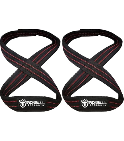 Cinghie Di Sollevamento Gymreapers Figura 8 – Taglia Piccola Per Deadlift E Powerlifting – Nero