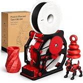 Electric 3D Filament Respooler &ndash; Auto Start &amp; Stop Spool Winder with Filament Sensor, Belt &amp; Gear Drive, Tangle-Free Rewinder for PLA ABS PETG TPU Nylon &amp; Welding Wire, Fully Assembled
