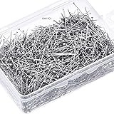 1000 Pieces Sewing Pins Head Pins Fine Satin Pin Straight for Dressmaker Jewelry Craft Sewing Projects , Satin Pin Dressmaker