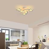 Comely 30W Dimmable Star LED Ceiling Light with Remote White view 9