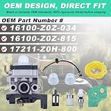 Adefol Carburetor Kit 9 in 1 for Honda GX25 GX35 HHT25 FG110 HHT35 view 4