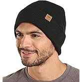 Tough Headwear Merino Wool Beanie Cap - Moisture-Wicking Winter Hats for Women - Stretchy Men’s Beanie - Soft Wool Cap