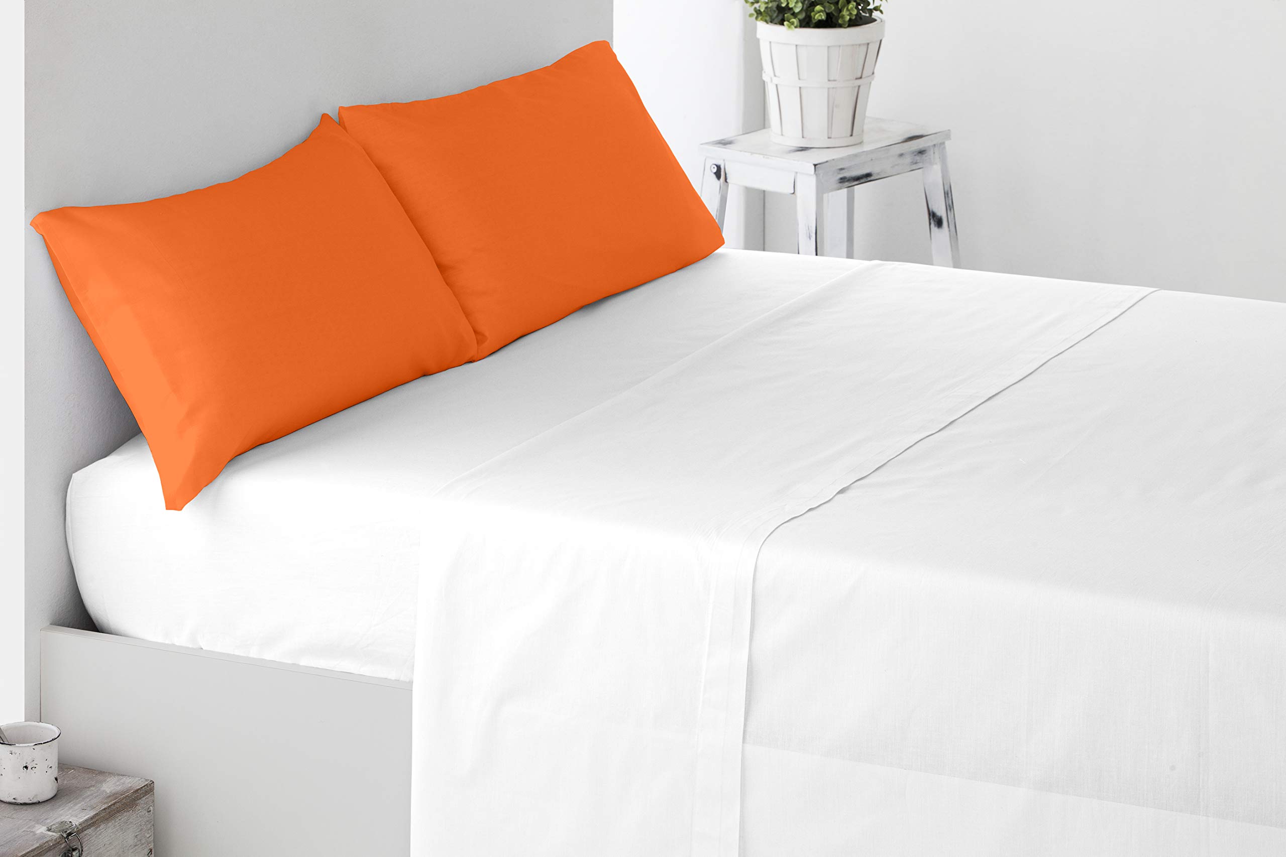 Miracle Home. Pillowcases, 2 pieces, 85 x 45. Bed 150, Orange