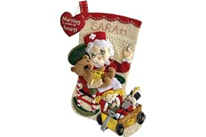 MERRYSTOCKINGS North Pole Nurse 18" Felt Christmas Stocking Kit