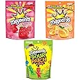 Maynards Bundle of Three Bags Candy Swedish Berries, Fuzzy Peach, Sour Patch Kids (Imported from Canada)