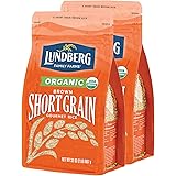 Lundberg Family Farms - Organic Brown Short Grain Rice, Subtle Nutty Aroma, Clings When Cooked, 100% Whole Grain, High Fiber,