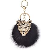 Giftale Leopard Handbag Charms Accessories Purse Keychain for Women,#4181
